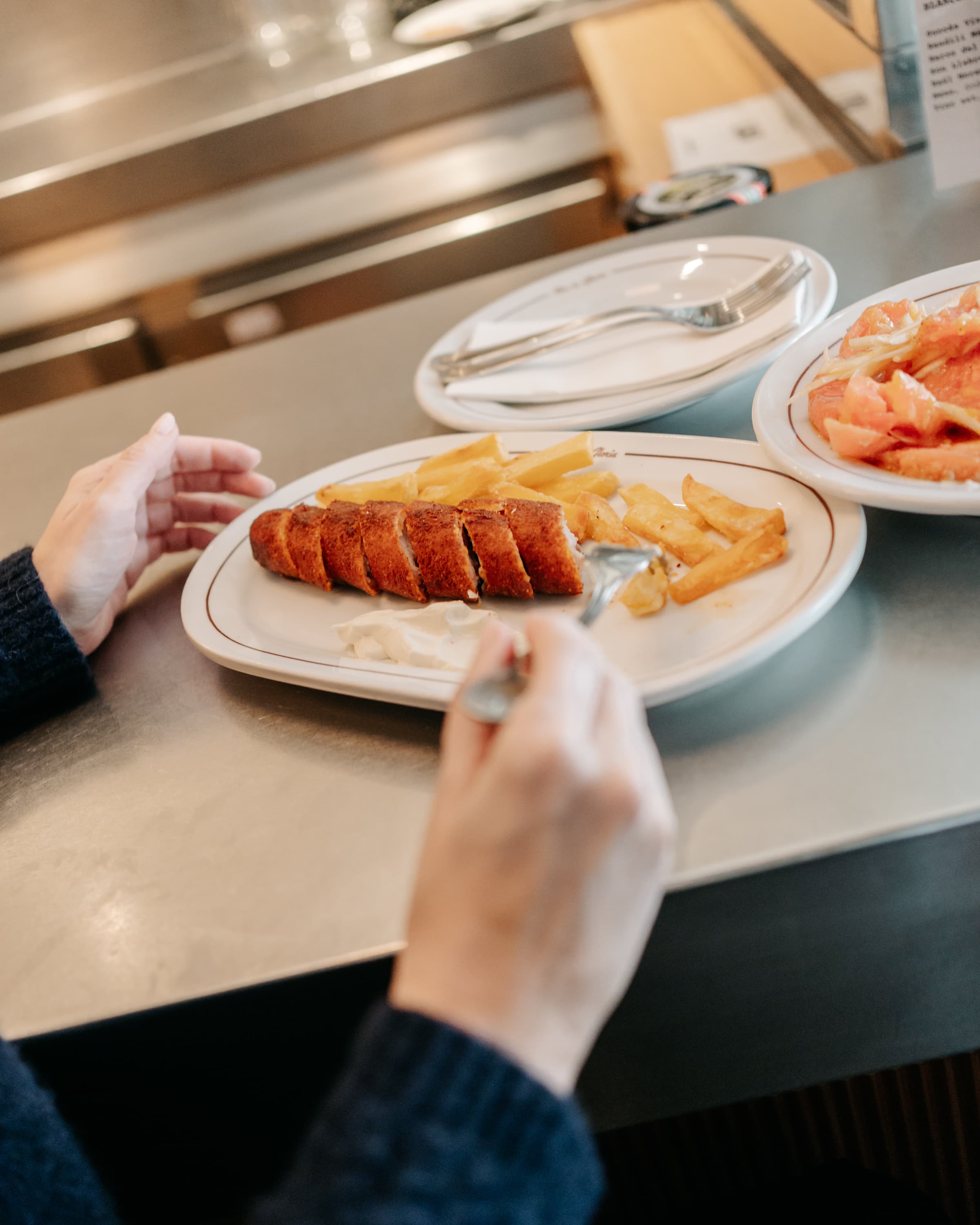 Croquetas de puchero con patatas